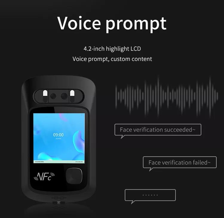 VF102 Face Recognition စကင်န်ကုဒ် ပွတ်ဆွဲကတ်ကို ဝင်ရောက်ထိန်းချုပ်မှုစနစ်အတွက် QR ကုဒ်ဖတ်စက် တစ်ခုတည်းတွင် အားလုံးပါဝင်သည့် စကင်နာ
